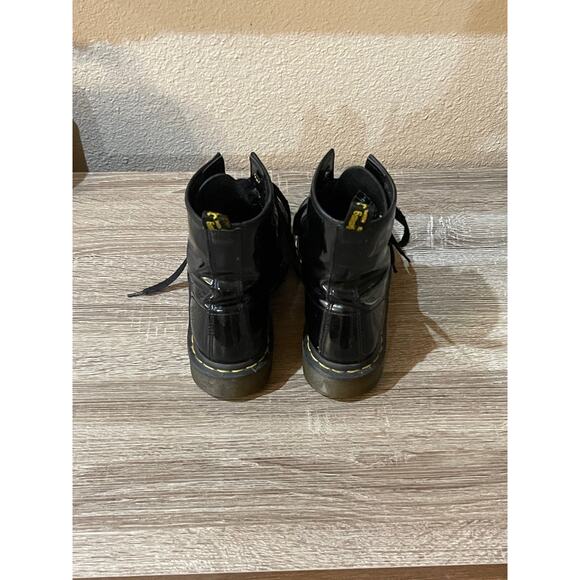 Leather Dr Martens 1460 patent leather lace up boots size 7 - Picture 7 of 10